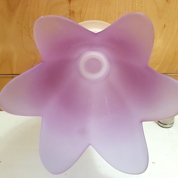 Partylite Royal Tulip 6"  Votive Tea Light Lavender Frosted Candle Holder - Picture 8 of 11